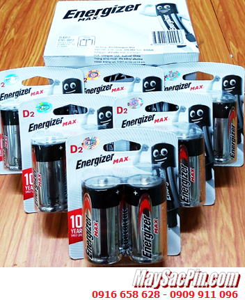 COMBO 1HỘP 6vỉ =12viên Pin D 1.5v Alkaline Energizer E95-BP2 /LR20 chính hãng _Giá chỉ 659.000đ/ HỘP